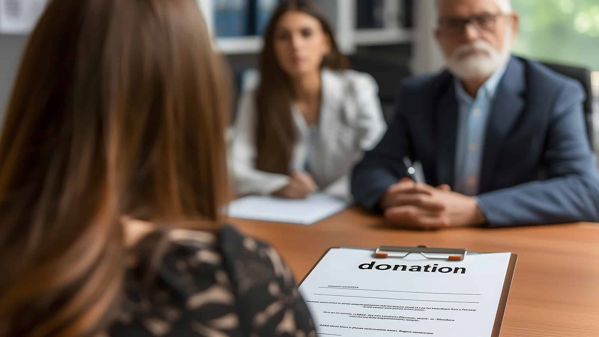 Transmission de patrimoine, un couple de retraités chez le notaire
